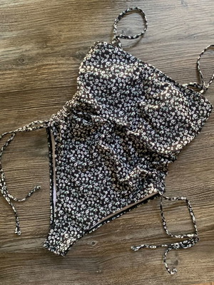 Boho one-piece swimsuit, new, medium