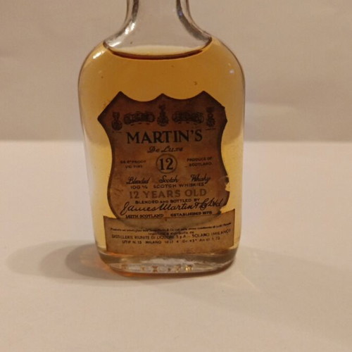 Martin's 12 years 50ml miniature used