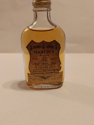 Martin's 12 years 50ml miniature used