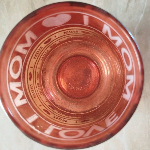 Vintage glass used from 1970 rare