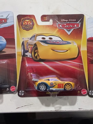 Αυτοκινητάκια Cars πακέτο 3 τεμ Disney Pixar 1:55 καινούργια