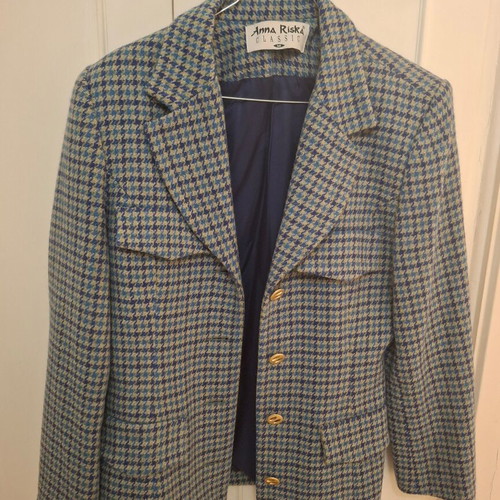 Anna Riska medium blue jacket like new