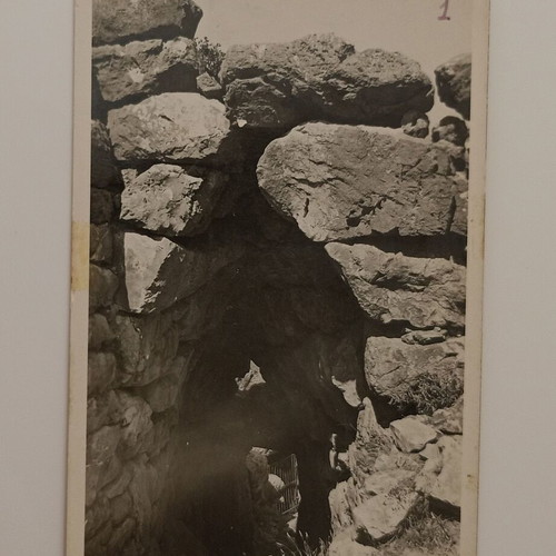 Mycenae Black and White Postcard used