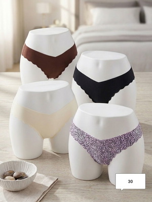 Women's lingerie set of 4 pieces size large multicolor new