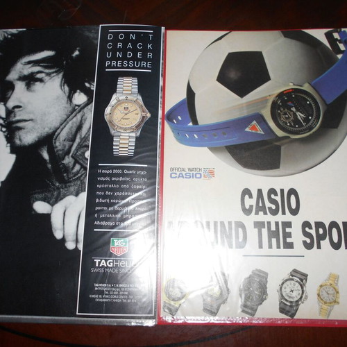 Watch advertisements used, archive with over 20 clippings