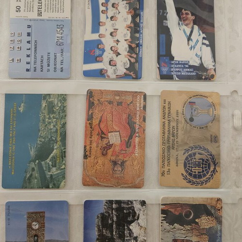 Ote phone card collection used, 34 rare cards from the 90s