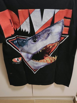T-shirt BH Dive Wear μεταχειρισμένο, μαύρο, μέγεθος S, καρχαρίας
