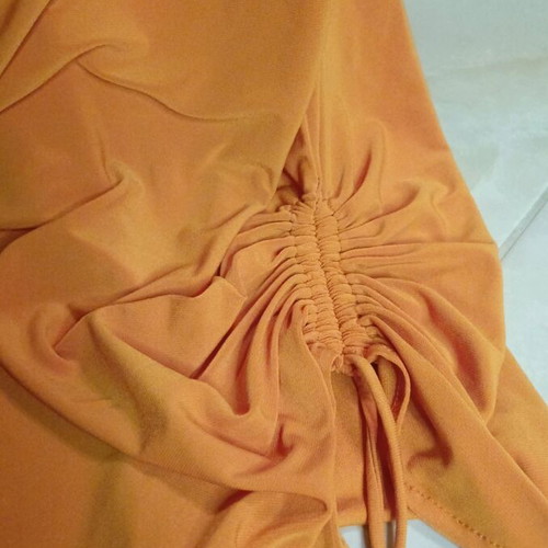 Zara dress used, orange, size M