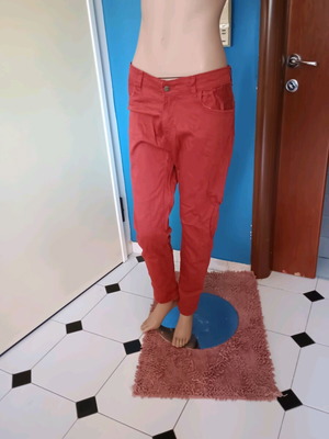 Diesel women's red pants size M like new