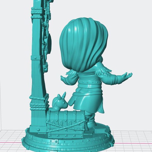 3D Yennefer The Witcher unpainted model new