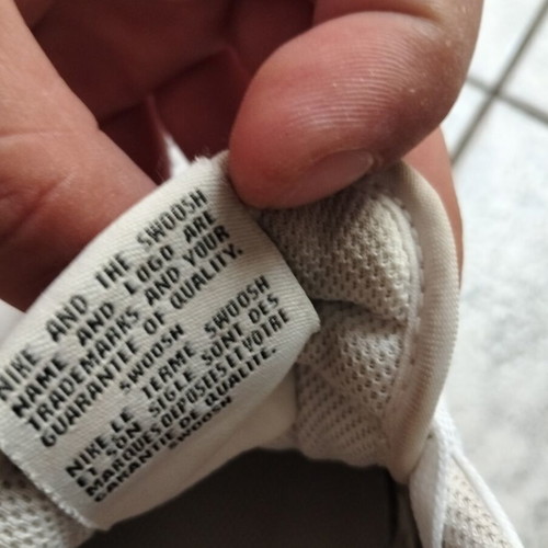 Nike AirForce shoes, size 45, white