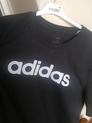 Adidas T Shirt Καινούργιο Βαμβακερό Μέγεθος XL Μαύρο και Άσπρο