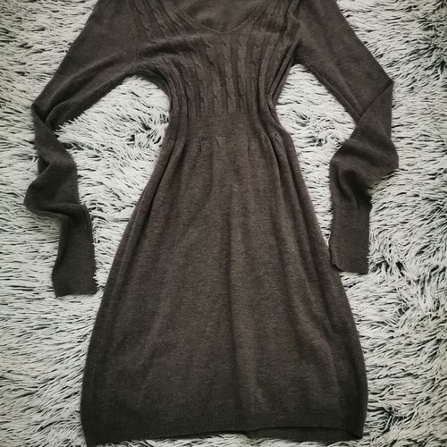 WOOL DRESS BEIGE