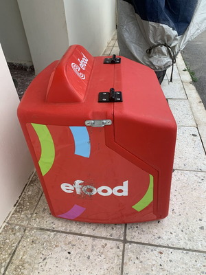 Κουτί efood με τσαντάκι μεταφοράς καφέ μεταχειρισμένο