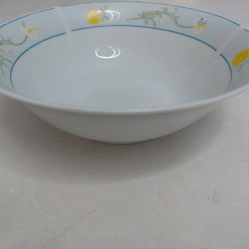 Salad bowl used porcelain Vicko 22cm diameter, 7cm depth