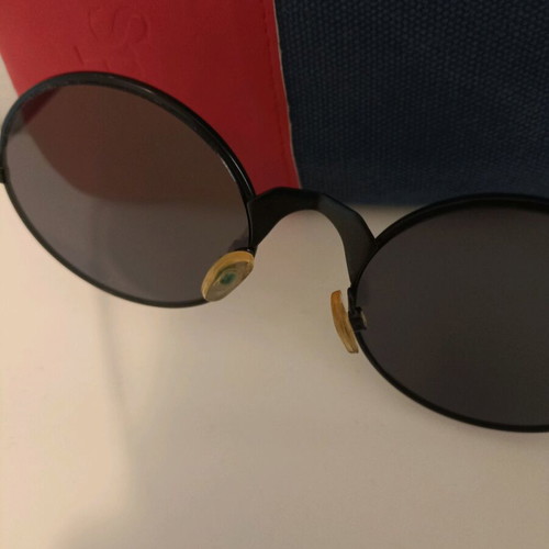 Le Specs sunglasses used, pink, metal frame