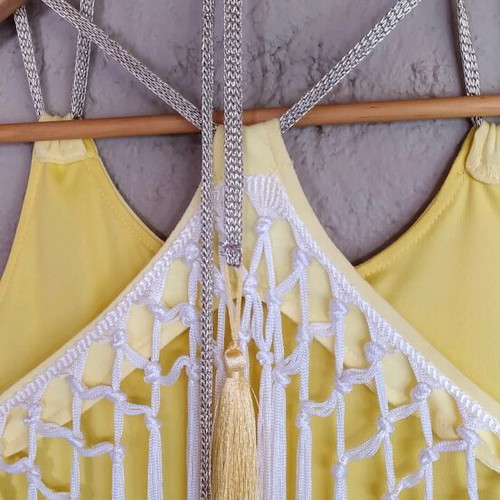 Maxi summer yellow dress Princess