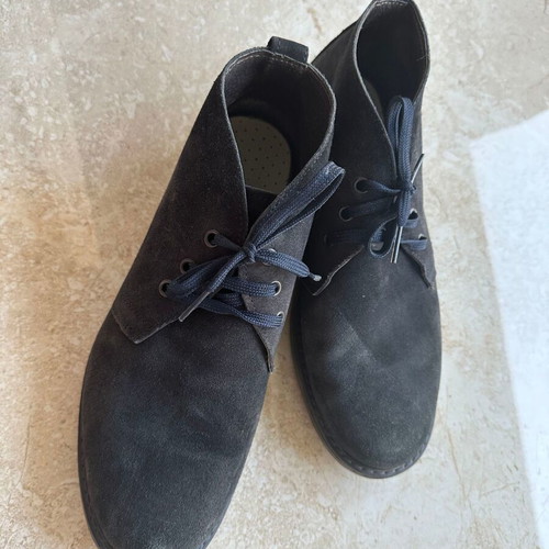 Men's dark blue suede ankle boots size 41 used