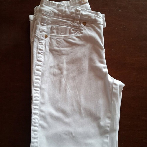 Capri pants used, 5-pocket, white, Street One, size 34