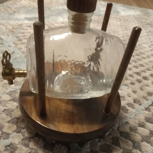 Wooden decorative item new for filling alcohol