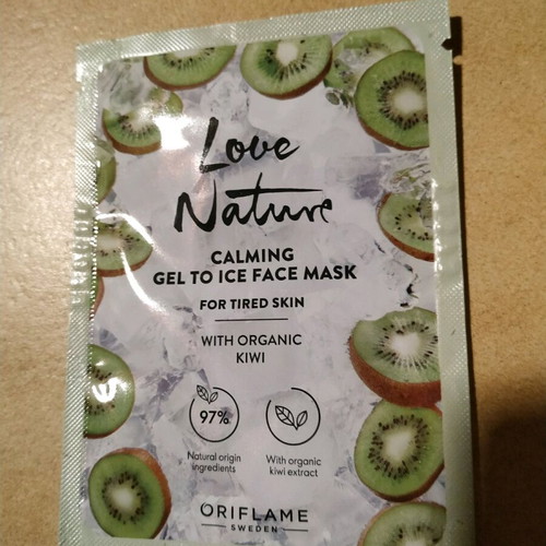 Oriflame face masks with organic watermelon, mango and kiwi, new