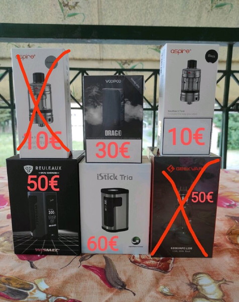Aspire/Wismec/Voopoo/Eleaf