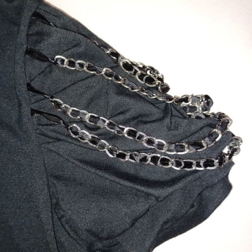 Zu Elements black top blouse like new, size L