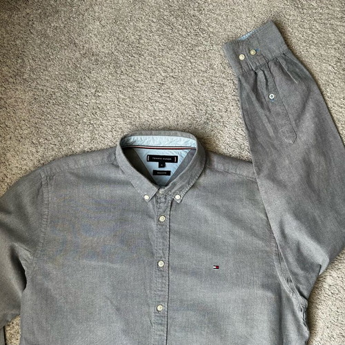 Tommy Hilfiger men's gray shirt XL used