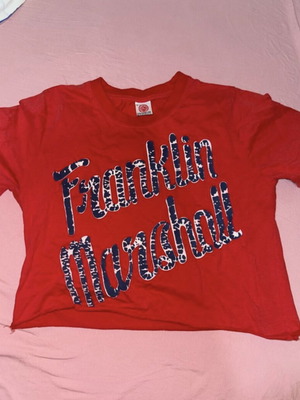 Franklin & Marshall top like new, size S, red