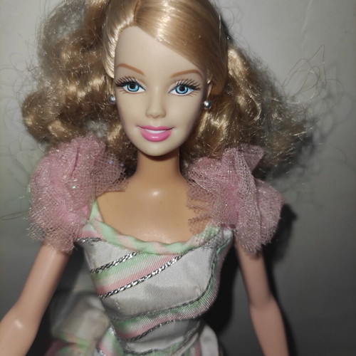 Barbie 2002 Peppermint Candy Cane Nutcracker Ballerina doll used