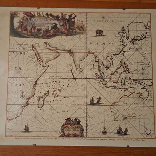 Old maps set of 2 used, glass and backing only