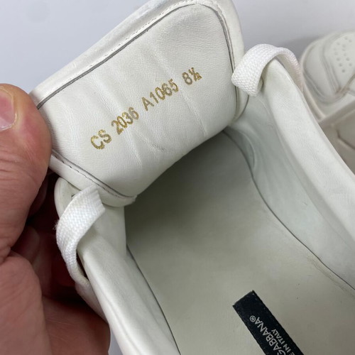 Dolce & Gabbana Roma low-top sneakers like new, size 42.5, white