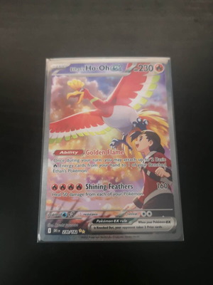 Ho Oh Illustration Rare Pokemon Destined Rivals card mint condition