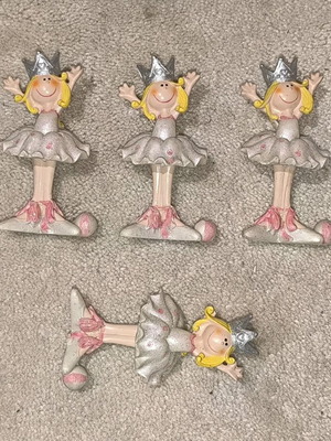 Cake figures used, pack of 4, hard material