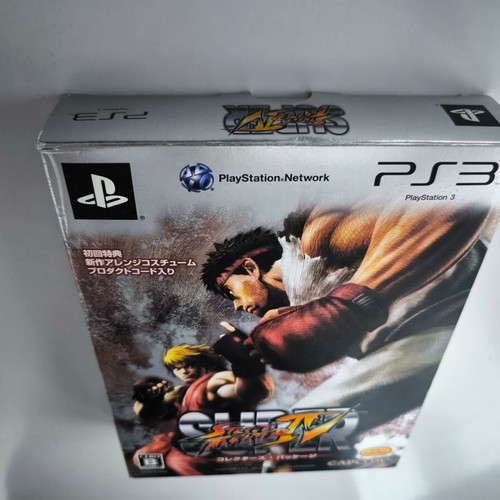 Super Street Fighter IV Collector's Package Limited Edition PS3 game like new
