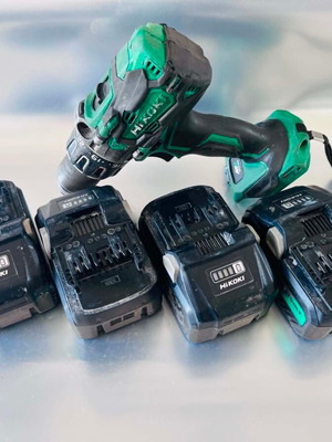 HiKOKI DS 36DA Brushless δραπανοκατσάβιδο με 4 μπαταρίες μεταχειρισμένο