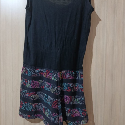 Pull & Bear one-piece shorts S used, black and multicolor
