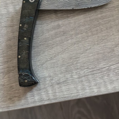 Knife handmade with unique designs like new