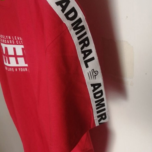 Admiral men's t-shirt XL new, red, 100% cotton
