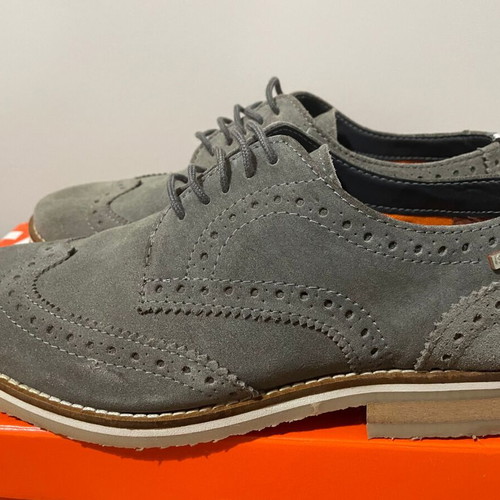 Superdry Brogue shoes used, gray, size 41