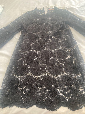 Lace dress new, black, size M
