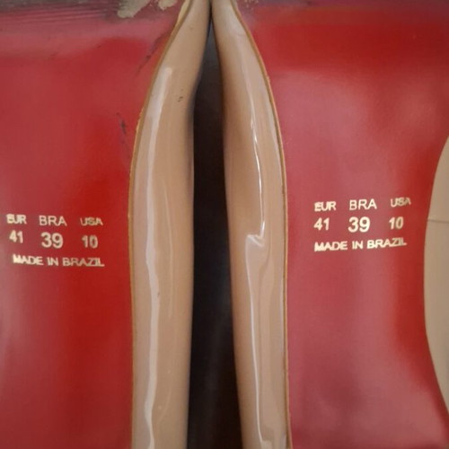 A.L.E. beige pumps size 41, heel height 11 cm