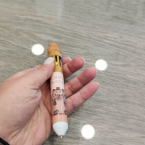 Pen with ten different colors and animal design new