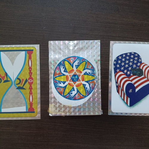 Panini figurine vintage 80's pop art set of 6, like new