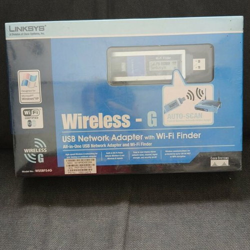 Linksys WUSBF54G Wi‑Fi Finder new USB Wi‑Fi adapter