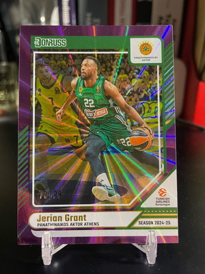 Κάρτα Jerian Grant Euroleague 2024-25 σαν καινούργιο