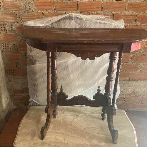 Carved Antique Console Used