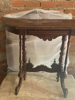Carved Antique Console Used