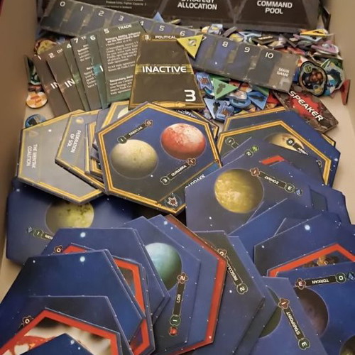 Twilight Imperium 3rd Edition board game used, for parts