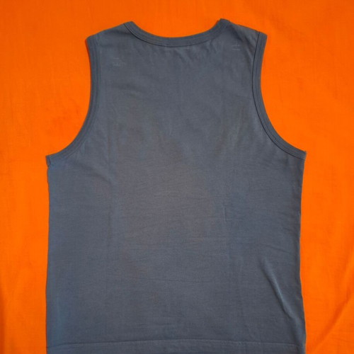 Benetton sleeveless shirts for boys 10, like new, blue and green